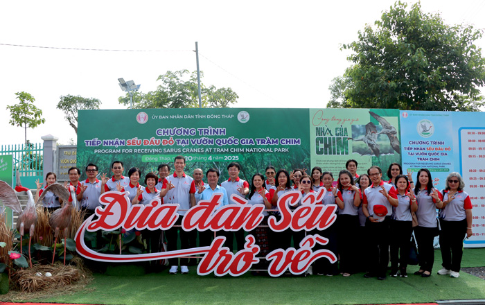 Nhìn lại hành trình “Đưa đàn Sếu trở về” của tỉnh Đồng Tháp